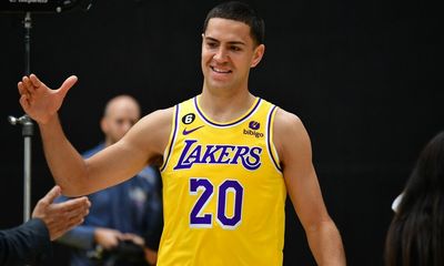 Cole Swider was delighted to make Lakers debut in front of his family