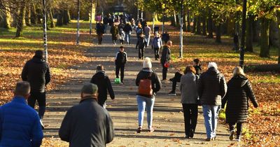 Changing weather forecast in Liverpool with autumnal mix of rain and wind