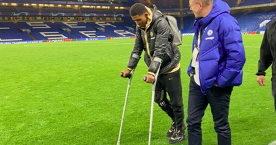 Wesley Fofana spotted on crutches as Chelsea boss Graham Potter issues worrying update