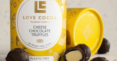James Cadbury launches cheese and chocolate truffles for Christmas