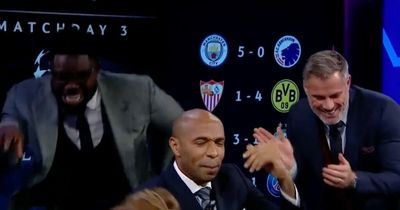 Thierry Henry mocked by Jamie Carragher and Micah Richards after brutal quiz show nightmare