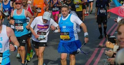 Welshman helped friend over the London Marathon finish line to keep his lifelong dream alive