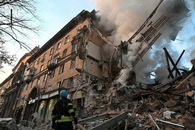 Zaporizhzhia: At least one dead after series of missile strikes rock city