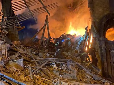Residents trapped under rubble of their home as Russian missiles blast Zaporizhzhia