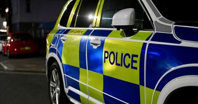 Police vehicle collision damages Bristol gas line and causes fire