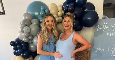 Clyde DJ Cassi Gillespie surprises Scots broadcaster Diane Knox at Florida baby shower