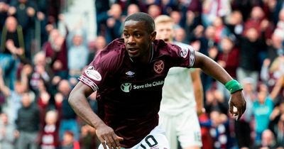 Arnaud Djoum in line for Dundee United contract as Liam Fox admits former Hearts star may be a 'risk' worth taking