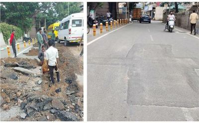 Road dug up a dozen times in 15 months in Brookefield; residents pitch in for redoing the road