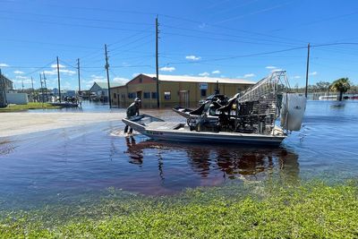 When flooding from Ian trapped one Florida town, an airboat navy came to the rescue