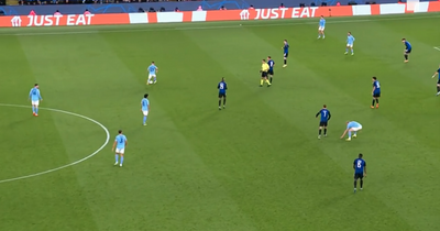 What Man City star Erling Haaland did seconds before scoring against Copenhagen