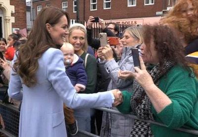 ‘Ireland belongs to the Irish’: Princess of Wales heckled by Irish nationalist during Belfast tour