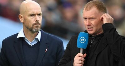 Paul Scholes accuses Erik ten Hag of "disrespecting" Man City in scathing review