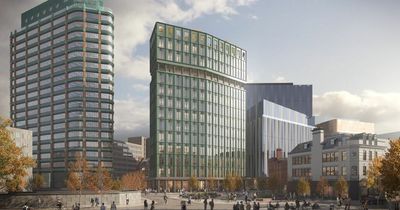 First pictures reveal huge new tower planned next to historic Manchester landmark