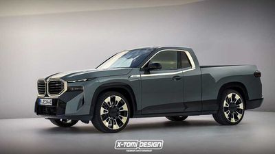 BMW XM Pickup Rendering Depicts An Oddly Proportional Street Truck