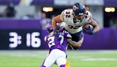 Bears RB David Montgomery back at practice after missing 2 weeks with ankle injury