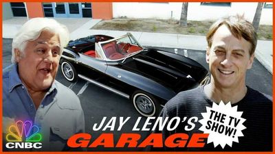 Jay Leno Goes For A Ride In Tony Hawk’s Tesla-Swapped 1964 Corvette