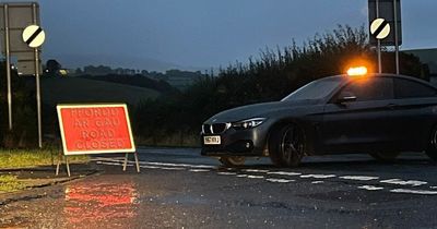 Road shut for almost eight hours for police investigation after accident in the Rhondda