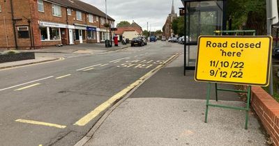 'Necessary evil' works to close busy road through Nottinghamshire village with gas smell