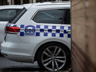 Man arrested after police car crash