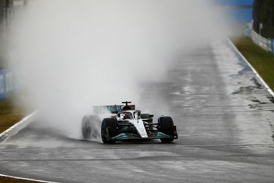 F1 Japanese GP: Russell leads Mercedes 1-2 in wet FP2
