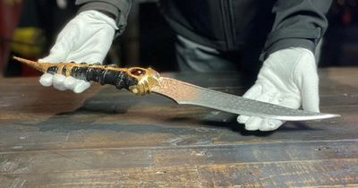 House of the Dragon and Game of Thrones iconic Catspaw dagger goes on display in Co Down