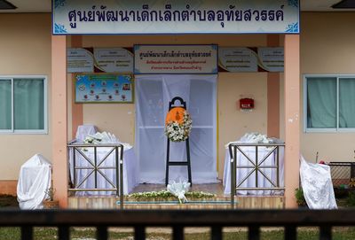 Thailand nursery attack: children slain while they slept