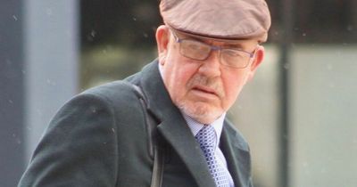 Pensioner, 71, exposed himself from his window to schoolgirls as bus stopped outside his home - but insists "I'm innocent"