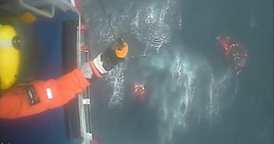 Eight crew members rescued after fishing boat sinks following collision near Shetland