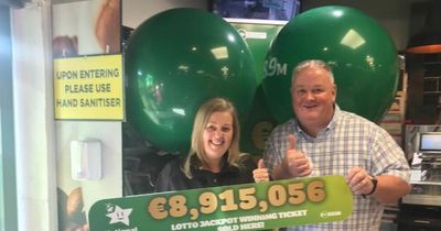 Meath shop owner in 'complete shock' after selling €8.9m jackpot-winning Lotto ticket