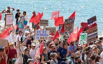 Protesters to take to beaches this weekend against sewage discharges