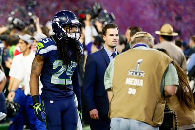 Super Bowl loss to Patriots prompts epic Richard Sherman post-game rant on Russell Wilson and Broncos