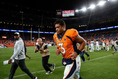 Russell Wilson delivered the cringiest, awkward ‘Broncos Country, let’s ride’ to reporters