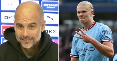 Pep Guardiola reacts to petition to get Erling Haaland banned from Manchester City