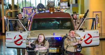 Riverside Museum puts Ghostbusters' famous Ecto-1 Cadillac on display in Glasgow