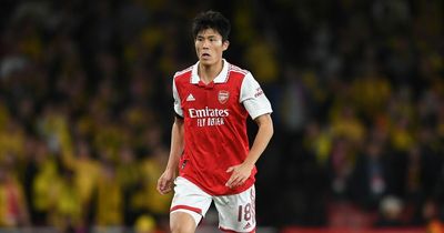 Takehiro Tomiyasu doubles down on his Ben White Arsenal battle amid major Liverpool prediction