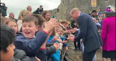 Schoolboy declares he's 'never washing his hand again' after meeting William and Kate