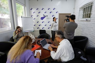 'It is incredible': the moment Ukraine rights group heard of Nobel win