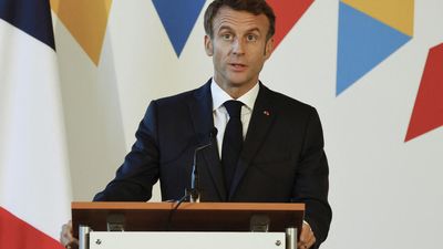 Macron announces €100-million fund for Ukraine to buy arms