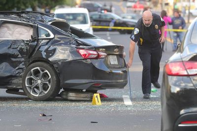 Fatal crash, gunfire interrupt teenager's funeral procession