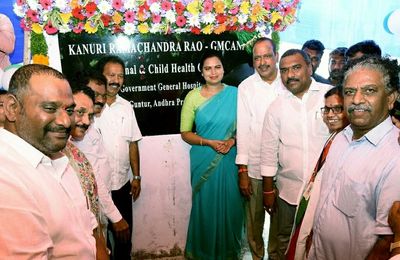 Andhra Pradesh: Stone laid for Mother and Child Hospital block on GGH premises