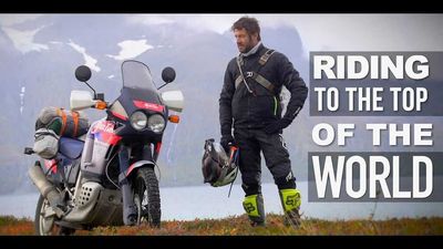 Watch A 1992 Africa Twin Start The Trans Euro Trail In The Arctic Circle