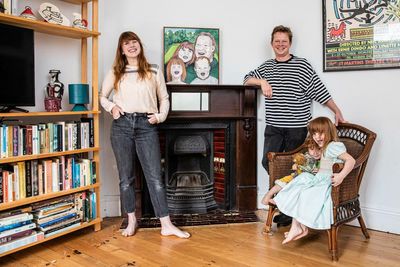 ‘I’m proud of us in the picture’: a family portrait captures laughter in lockdown