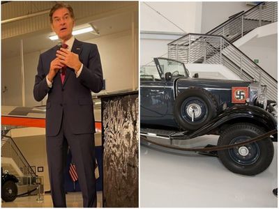 ‘It was either this or Pol Pot’s favorite motorcycle’: Dr Oz fundraiser mocked for fundraiser featuring one of Hitler’s cars