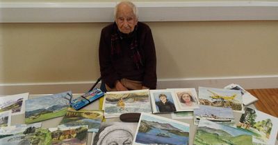 Perthshire art student Jim will draw on the support of his painting pals when he turns 100