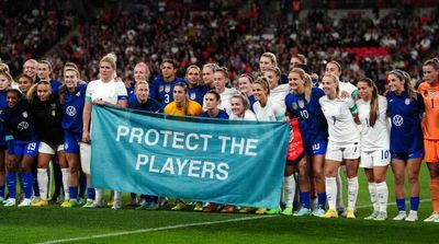 USWNT, England Show Solidarity With Sexual Abuse Survivors