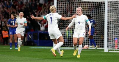 Man City star Lauren Hemp scores as England Women defeat USA in landmark win