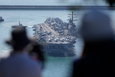 North Korea says US carrier's return aggravates tensions