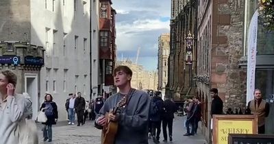Meet the Edinburgh busker and an online sensation racking up millions of views