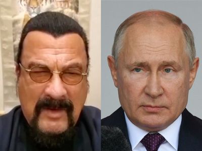 Steven Seagal calls Putin ‘one of world’s greatest leaders’ in bizarre birthday message for Russian president
