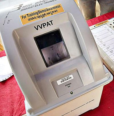 Petition on audio verification of VVPAT slips for blind voters sets off debate